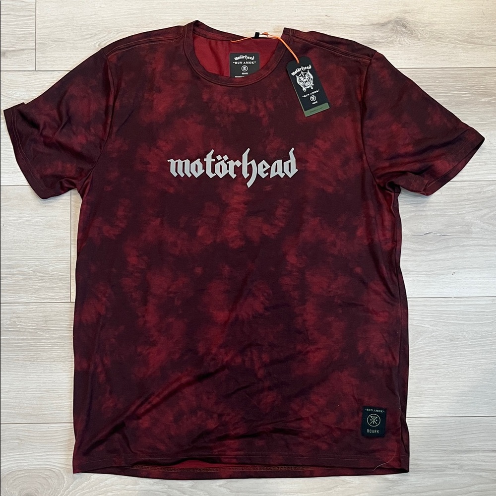 Motörhead Roark Graphic Tee Shirt Men’s Large Burgundy Tie-Dye Rock Band New - Picture 2 of 14